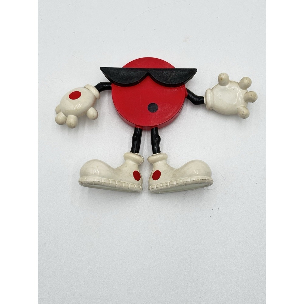 Vintage 1988 7UP Spot Mascot Figure Sunglasses Advertising Soda Collectibl